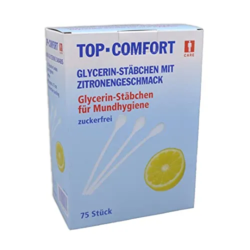 AMPRI Lemon Sticks - Mundpflegestäbchen - 150 mm - 75 Stück