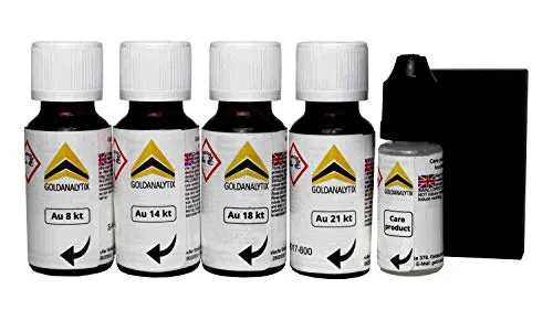 Produktbild GOLDANALYTIX Gold-Prüfsäuren – Schnell und zuverlässig Gold testen