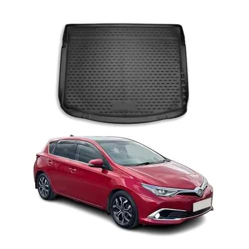 OMAC Kofferraumwanne Schwarz TPE für TOYOTA AURIS - Maßgefertigte Kofferraumwanne aus rutschfestem TPE für TOYOTA AURIS ab 2012, schützt Ihren Kofferraum zuverlässig vor Schmutz und Nässe.