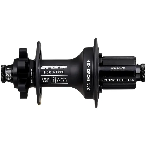 Hinterradnabe MTB Hex J-Type Disc 6 Löcher Boost 12X148mm - Hochwertige Hinterradnabe für Mountainbikes, kompatibel mit SRAM-Körper. Ideal für anspruchsvolle Trails und sportliche Fahrten.