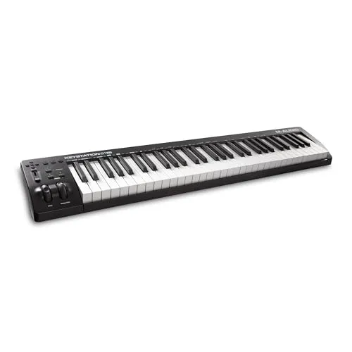 M-Audio Keystation 61 MK3 B-Stock - USB MIDI-Keyboard mit 61 Tasten - B-Stock Synthesizer mit 61 anschlagdynamischen Tasten, ideal für kreative Musikproduktionen. Inkl. Softwarepaket und voller Garantie.