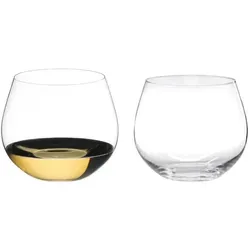 Riedel O Wine Tumbler Oaked Chardonnay 0414/97 - Weingläser für Chardonnay, modernes design ohne Stil, spülmaschinenfest und ideal für den vollen Genuss komplexer Aromen.
