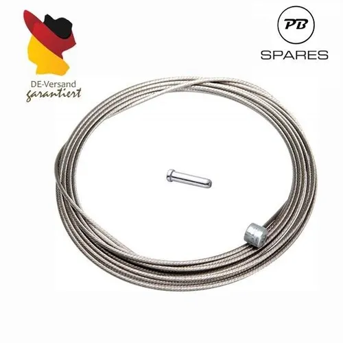 Fahrrad Bremszug Seilzug Seil 2050mm inkl. Endkappe 1,6mm passend für SHIMANO