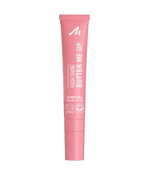 Manhattan High Shine Butter Me Up Lip Butter Balm, getönter, ultra-feuchtigkeitsspendender Lippenbalsam mit glossy Finish, vegane Formel, Vanilleduft, 15 ml, Fb. 002 Bubble Gum