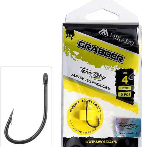 Mikado Territory Grabber Haken mit Widerhaken r. 6