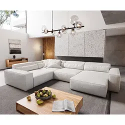 DELIFE Wohnlandschaft Sirpio XL 360x260 cm in weiß von Delife