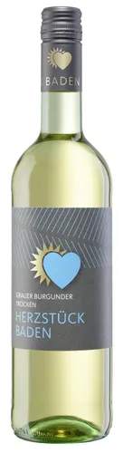 Herzstück Baden Weißwein Grauburgunder QW trocken 0,75 l