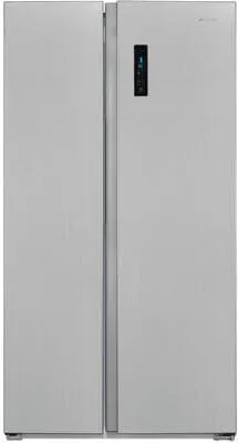 Exquisit SBS560-050D Side by Side Kühlschrank - Kühlschränke mit 562L Nutzinhalt, NoFrost-Technologie für wartungsfreies Kühlen und Gefrieren, digitale Steuerung und stilvollem inoxlook.