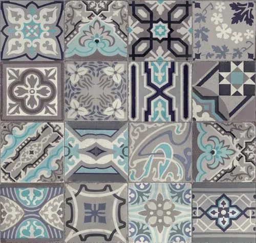 d-c-fix Wandbelag Ceramics - Fliesentapete für kreative Renovierungen - Tapeten für Küche, Bad, Wohnzimmer und mehr, wasserresistent und einfach anzubringen - der perfekte Fliesenlook ohne Verlegen!