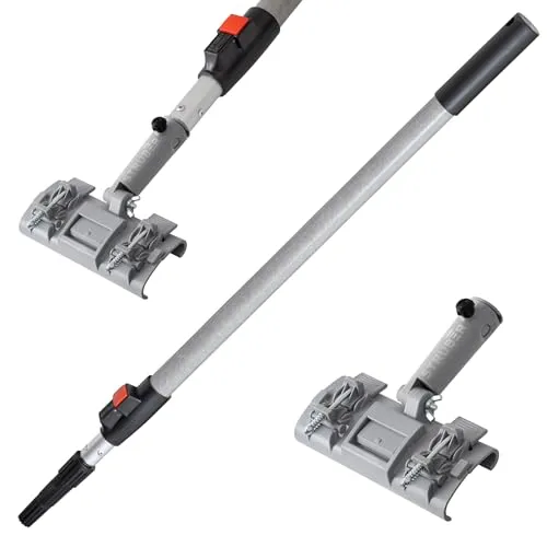 STRÜBER Teleskopstange 0,8-1,4m - Spachtelwerkzeug mit verstellbarer Teleskopstange für müheloses Arbeiten in Höhen. Ideal zum Verputzen von Wänden und Decken, Made in EU.