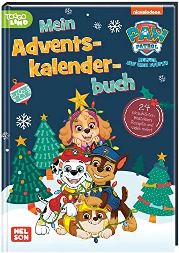 PAW Patrol Mitmachbuch: Mein Adventskalenderbuch: mit Geschichten, Rezepten, Basteleien und Rätseln | Für Kinder ab 3 Jahren