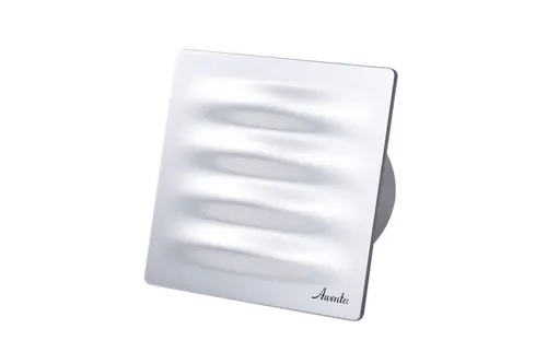 100mm Abluftventilator Feuchtraum Silent Vertico Silber Axiallüfter IPX4 5 Watt