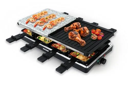 GOURMETmaxx Raclette-Grill – Vielseitiger Elektrogrill für gesellige Abende