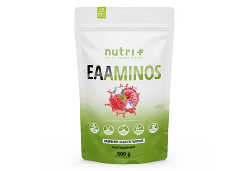 nutri+ Instant EAA Pulver Komplex - Essentielle Aminosäuren - Aminosäuren für Bodybuilder und Sportler, glutenfrei, vegan und hochdosiert mit Piperin für optimalen Muskelerhalt während der Diät. Laborgeprüfte Qualität aus Deutschland.
