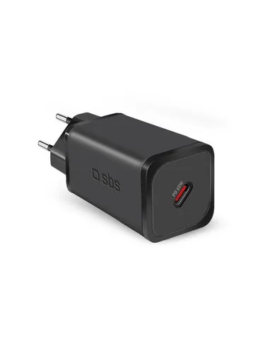 SBS 65W GaN USB-C Ladegerät - Handy-Ladegerät mit 65 Watt Leistung, ultraschnelles Laden in 15 Minuten für Smartphones und kompakte Bauweise dank GaN-Technologie, ideal für unterwegs.