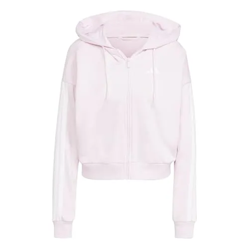 adidas Sportswear Kapuzensweatshirt W 3S FT FZ HD rosa XS in pink von adidas