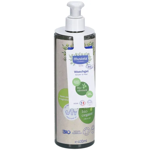 Mustela® Körper- und Haarwaschgel Bio-zertifiziert