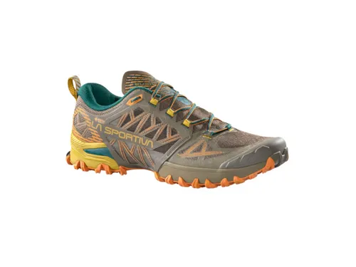 La Sportiva Bushido III GTX - Herren Trailrunning Schuhe 40.5 - Der Bushido III GTX von La Sportiva bietet optimalen Schutz und Flexibilität für Speed Hiking und Laufen. Mit stabiler Sohle und wasserdichtem Material bleiben Ihre Füße bei jedem Wetter trocken.