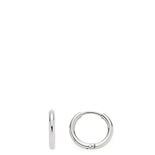 Leonardo Jewels Lilo Beauty's Ohrringe aus Edelstahl - Ohrringe für Damen, kleine silberfarbene Klapp-Creolen, allergikerfreundlich und ideal für jeden Anlass mit vielseitigen Stylingmöglichkeiten.