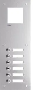 Hager Frontplatte intercom mono 6 Tasten RTQ106X von Hager
