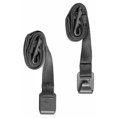 PEAK DESIGN External Carry Straps Long - Lange Spannriemen für Everyday-Line Rucksäcke- Black (Schwarz)
