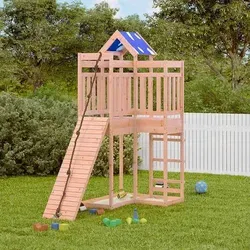 vidaXL Spielturm aus massivem Douglasienholz - Robuster Spielturm aus langlebigem Douglasienholz mit Kletterrampe und Sandkasten. Ideal für fantasievolle Abenteuer im Garten und unendlichen Spielspaß für Kinder von 3-8 Jahren.