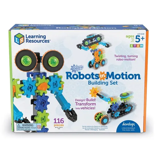 Learning Resources Zahnräder Roboter In Bewegung Baukonstruktionsspielzeug