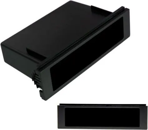 Radio KFZ Universal 1-DIN Ablagefach Schacht Rahmen Blende Fach #1165