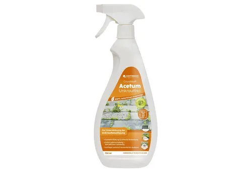 HOTREGA® Unkrautbekämpfungsmittel Grundstoff Acetum Unkrautfrei, Unkrautbeseitigung, 750 ml, 1 St.