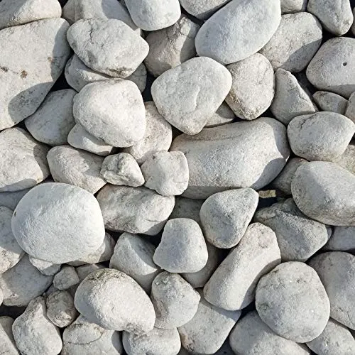 Carrara Marmor weiß, rund 40-60mm Mamorsteine 25kg