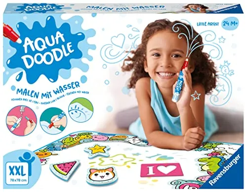 Ravensburger 4572 Little Artist - XXL-Malspaß mit Wasser, fleckenfrei und ideal für kreative Kinder ab 2 Jahren
