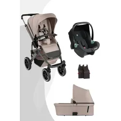 ABC Design Salsa 5 Air 3in1 inkl. Tulip Babyschale – Avocado - Vielseitiger 3in1 Kinderwagen für Stadt und Natur, inkl. Babywanne, Sportwagenaufsatz und Babyschale Tulip. Große Lufträder und Federung sorgen für komfortable Fahrten auf jedem Untergrund.