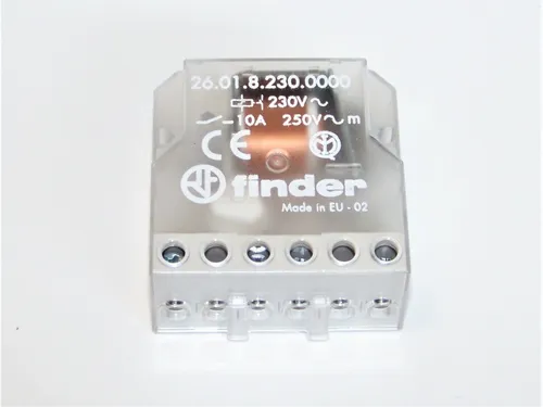 Stromstoßschalter 230V Unterputz Einbau Verteilerdose 10A Finder (260182300000)