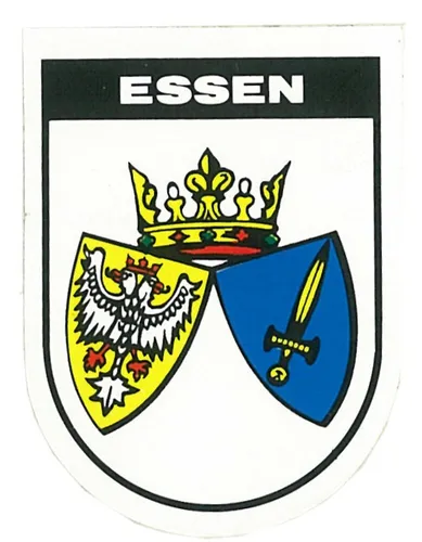 Aufkleber Wappen Essen 60 x 45 mm  Sticker Tattoo Auto