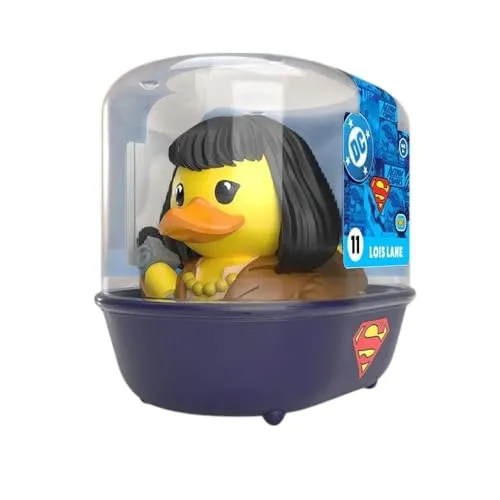 Lois Lane Figur - TUBBZ Sammleredition - Spielfiguren in Form eines einzigartigen Gummienten-Designs, 9 cm groß, ideal für Sammler und Fans von Comics und Filmen.