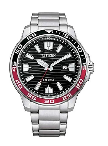 Citizen Herren Analog Solar Uhr AW1527-86E - Armbanduhren für Herren, Eco-Drive Solar-Uhrwerk, 10 bar wasserdicht - ideal zum Schnorcheln oder Schwimmen.
