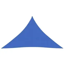 vidaXL Sonnensegel 160 g/m2 Blau 3,5x3,5x4,9 m HDPE