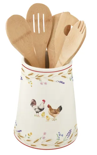 Kochlöffelhalter COUNTRY LIFE mit Holzlöffeln von Easy-Life
