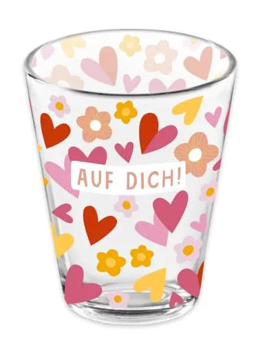 Grafik-Werkstatt Schnapsglas | 60 ml |Auf dich!