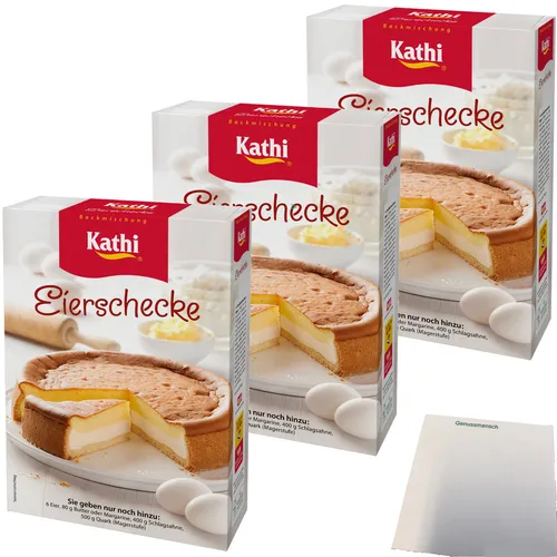 Kathi Backmischung für Eierschecke 3er Pack 3x545g Packung usy Block