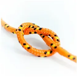 DQ-PP DQ-PP POLYPROPYLENSEIL 100m, 2-14mm, Flechtleine, Textilseil, Rope Seil, Kunststoffseil, Leine Schnur, Kordel, Weiss, Schwarz, Blau orange Ø 12 mm