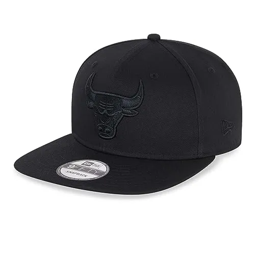Produktbild New Era Chicago Bulls NBA Black on Black 9Fifty Snapback Cap