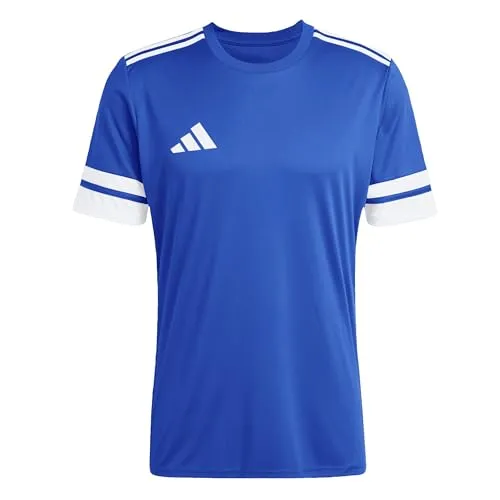 adidas Men's SQUADRA25 Jersey Short Sleeve, Royal Blue/White, S