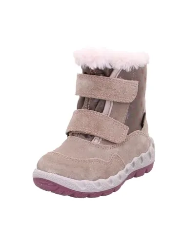 Superfit Icebird warm gefütterte Gore-Tex Schneestiefel, BEIGE/ROSA 4000, 32 EU