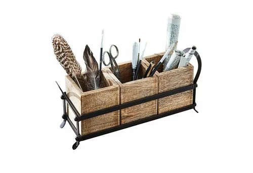 Loberon Organizer Lasse mit herausnehmbaren Fächern - Praktischer Küchenorganizer mit drei herausnehmbaren Fächern aus Mangoholz. Zeitloses Design und natürliche Maserung sorgen für Ordnung und Stil in Ihrer Küche. Langlebig und nachhaltig gefertigt für den täglichen Einsatz.