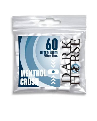 Dark Horse Ultra Slim Filter Tips Menthol Crush Click (60 Stück - Packung)