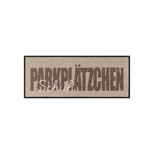 Salonloewe Fussmatte Schuhparkplätzchen I Schmutzfangmatte waschbar & rutschfest | Fußabtreter 100% PVC Frei für Innen & Außen - - 30 x 75 cm