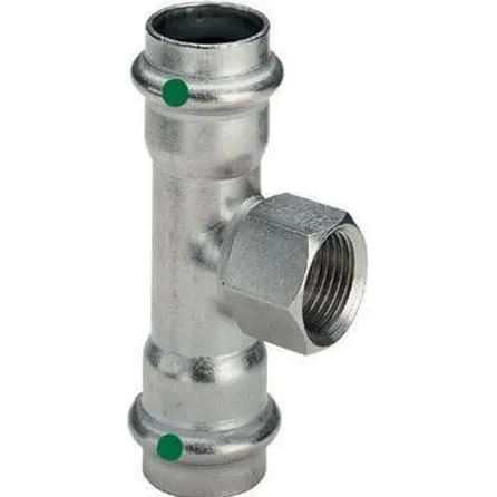 Viega Sanpress Inox T-stykke 18 mm x 34
