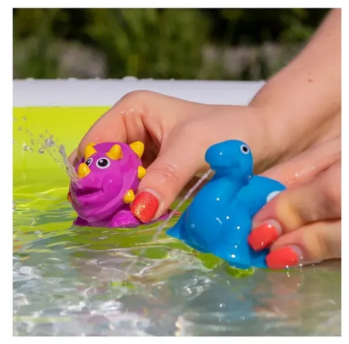 Idena - Badespielzeug-Set für Kinder, 5-teiliges Wasserspielzeug mit Spritz ...
