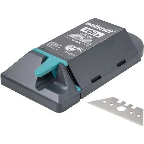 Wolfcraft Cuttermesser-Klingen Trapezklinge 19mm in schwarz von wolfcraft